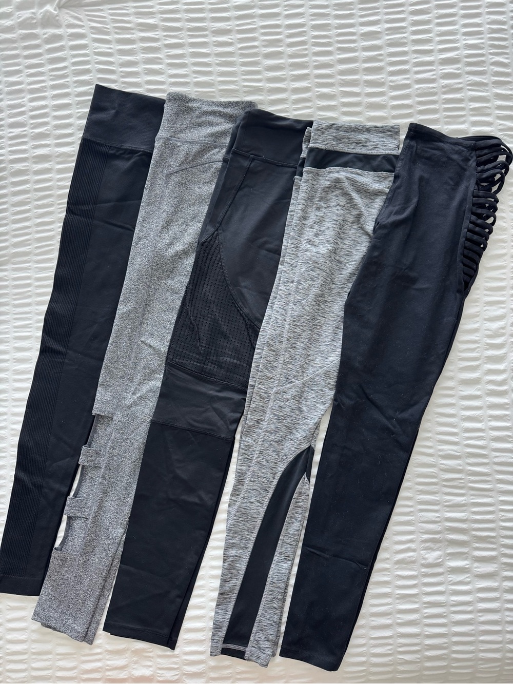 Bundle Active Leggings- Black and Gray